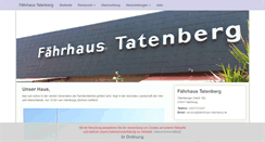 Desktop Screenshot of faehrhaus-tatenberg.de
