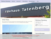 Tablet Screenshot of faehrhaus-tatenberg.de